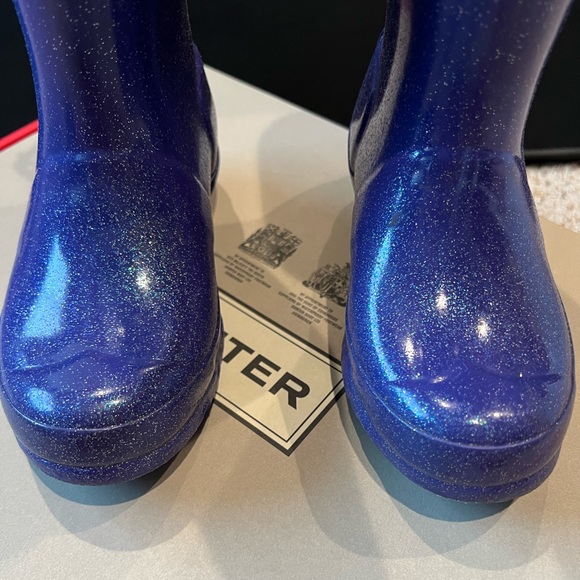 Hunter Original Kids Starcloud boots in Electric Storm - Picture 14 of 16